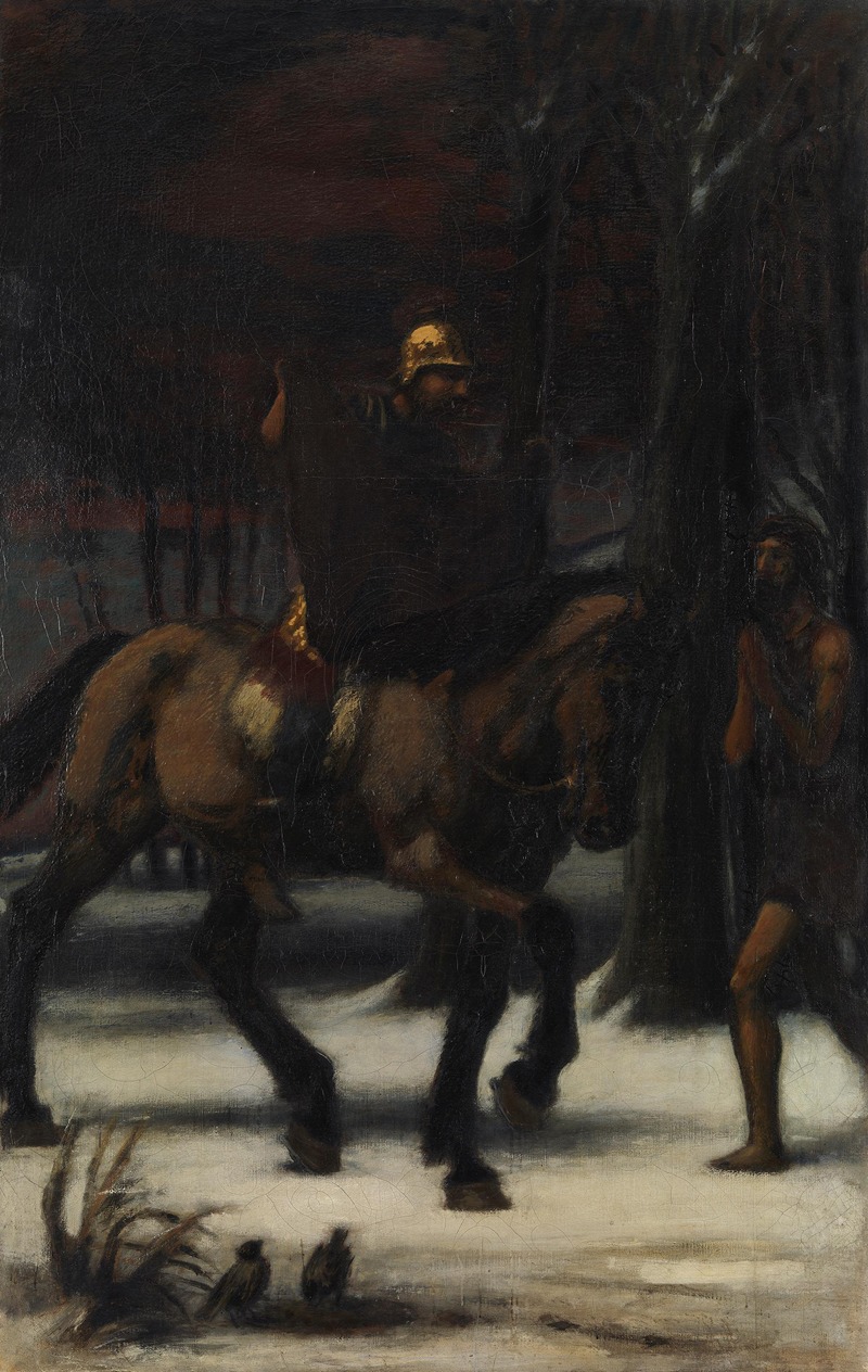 The Three Horsemen II; St. Martin — Hans Von Marées