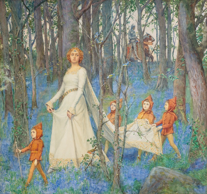 The Fairy Woods by Генри Мейнелл Реам, 1903 — digital art print download