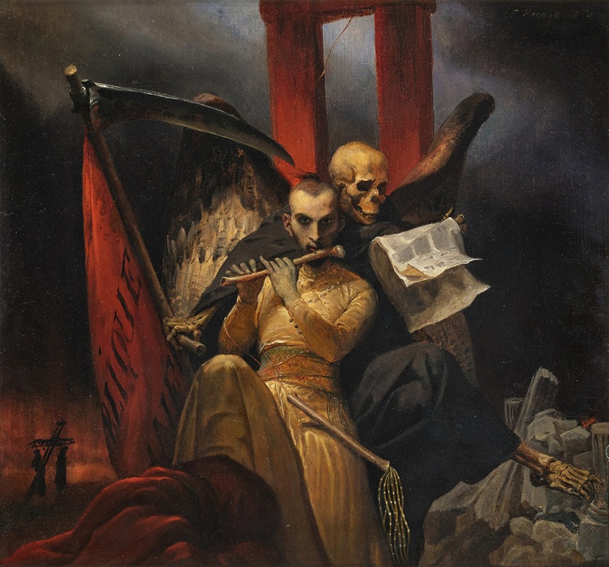Socialism and Cholera by Гораций Верне, 1850 — digital art print download