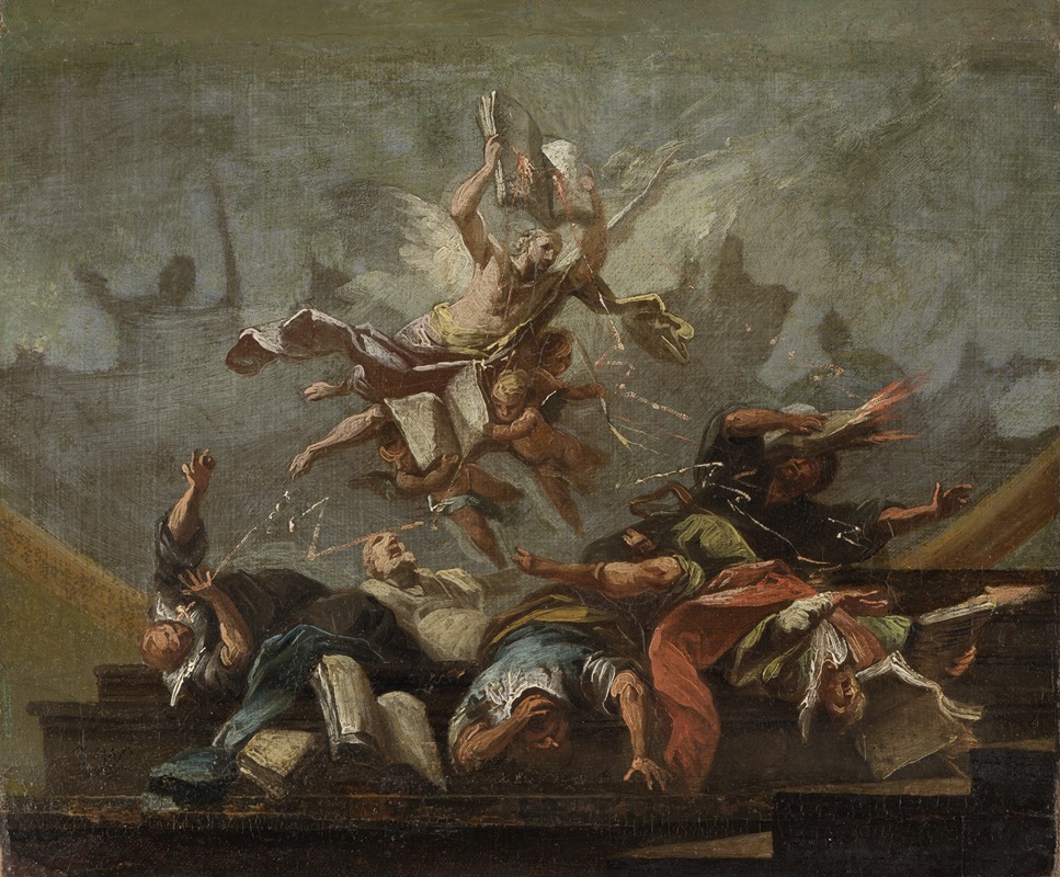 Allegory; Truth Defeating the Heretical Doctrines — Christian Winck