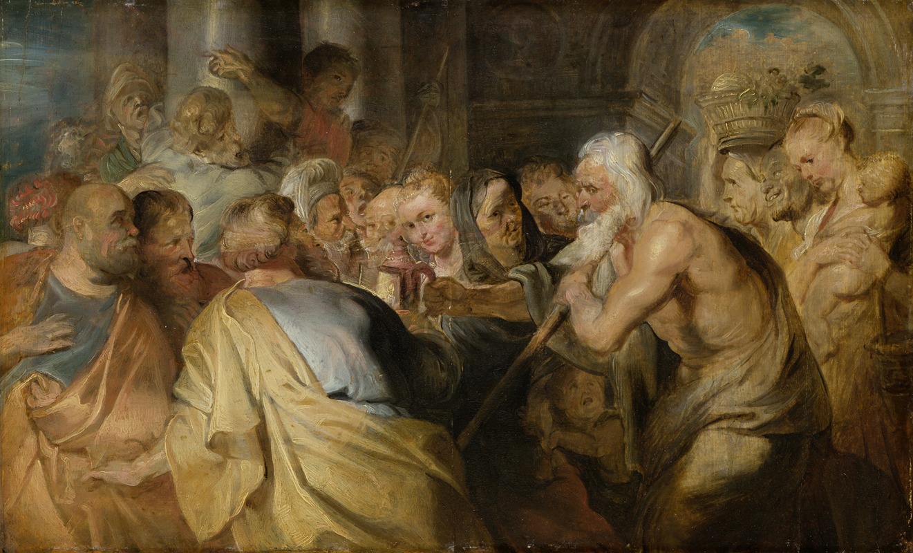 Diogenes Looking for an Honest Man by Петер Пауль Рубенс — digital art print download