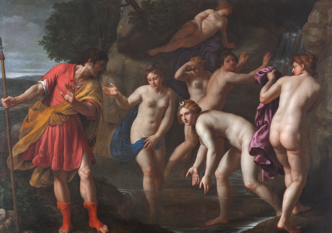 Diana and Acteon by Alessandro Turchi — digital art print download