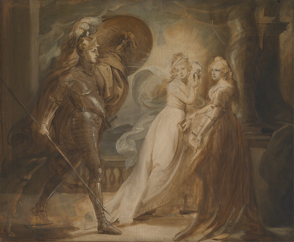 Study for 'The Red Cross Knight' by John Singleton Copley — digital art print download