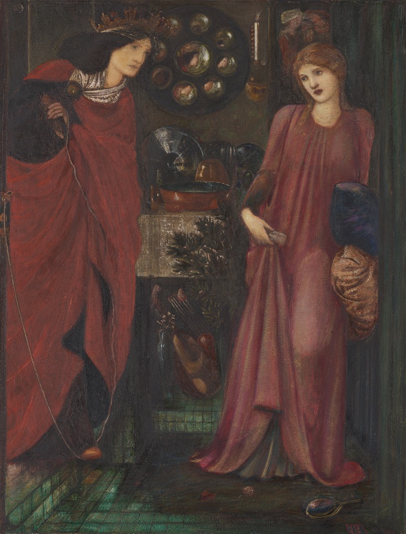 Fair Rosamund and Queen Eleanor — Sir Edward Coley Burne-Jones