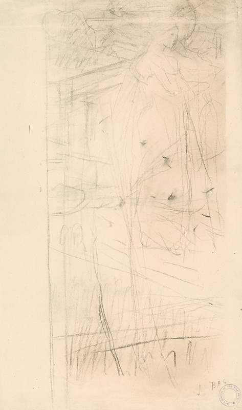 Study for 'Joan of Arc' by Жюль Бастьен-Лепаж, 1879 — digital art print download