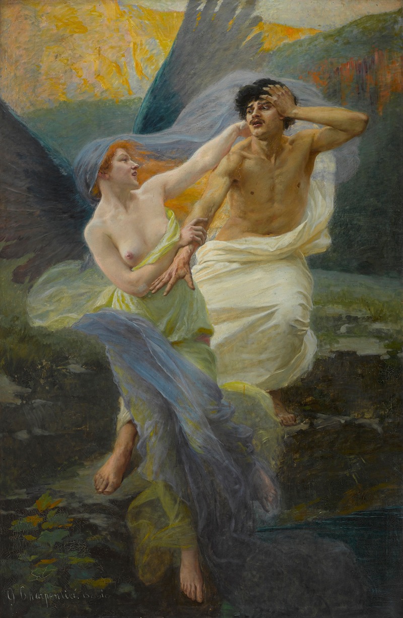 Angel of mercy — Gaston Charpentier-Bosio