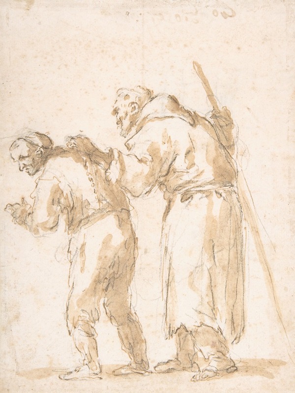 A Man Leading a Blind Friar — Хосепе де Рибера