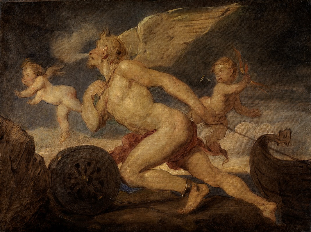 Allegorie der Dampfkraft by Ханс Канон, 1863 — digital art print download