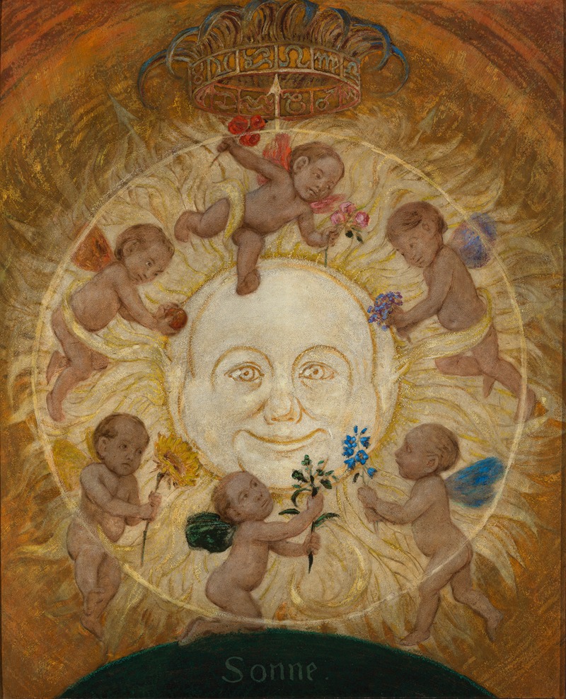 Die Sonne by Ханс Тома, 1906 — digital art print download