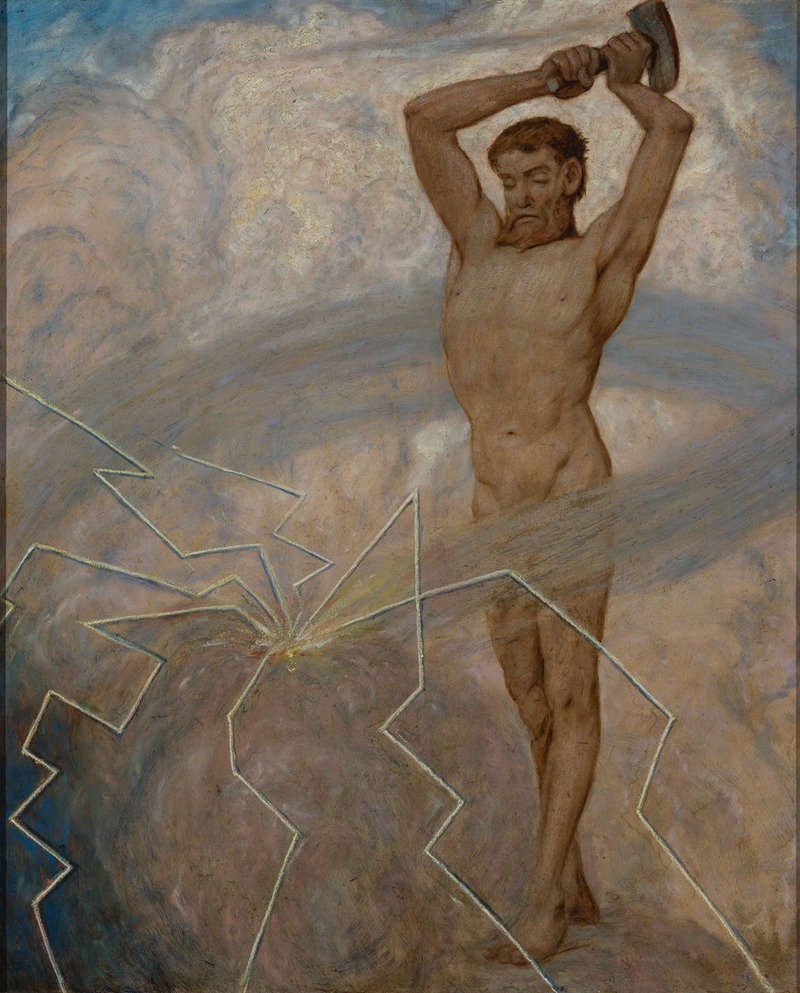 Juli (der Donnergott Thor) by Ханс Тома, 1906 — digital art print download