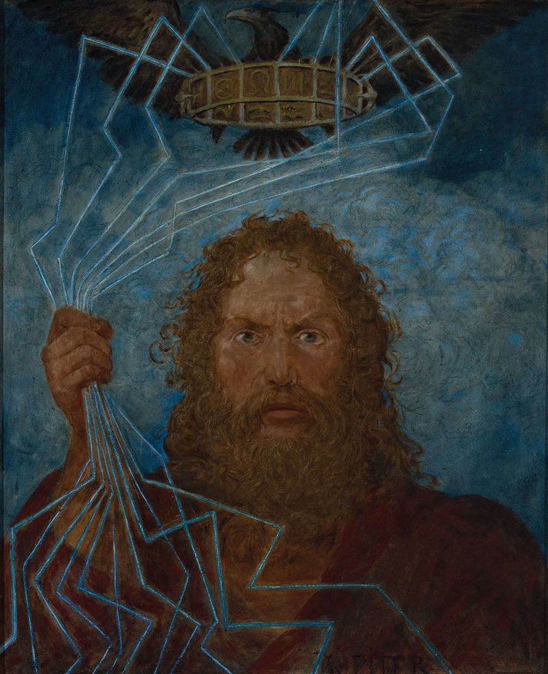 Jupiter (Donar) by Ханс Тома, 1906 — digital art print download