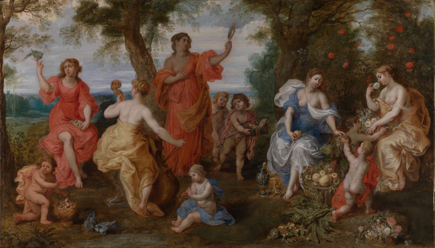 Allegory of the five senses — Hendrik van Balen