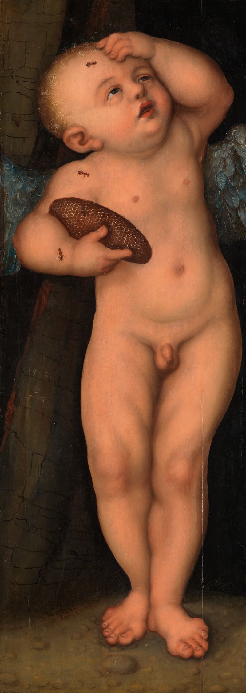 Amor als Honigdieb by Лука Кранах Старший, 1531 — digital art print download