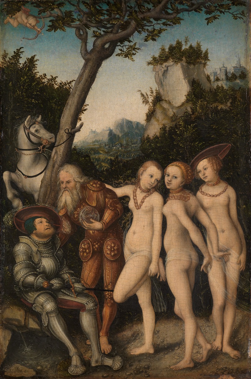 Judgment of the Paris by Лука Кранах Старший, 1530 — digital art print download
