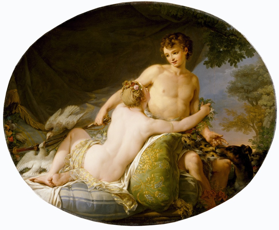 Venus and Adonis by Hugues Taraval — digital art print download