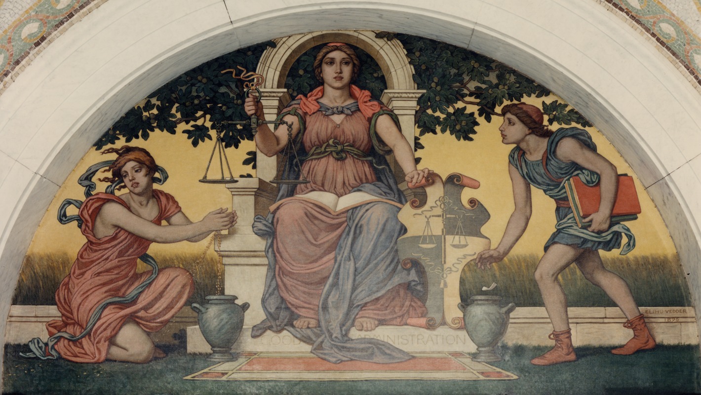 Good administration mural by Элиху Веддер — digital art print download