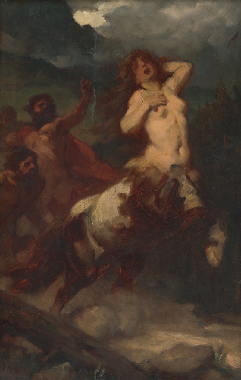 Mytologická scéna by Юлиус Эдер, 1918 — digital art print download