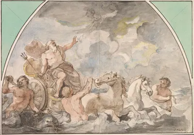 The Triumph of Neptune by Charles Joseph Natoire — digital art print download
