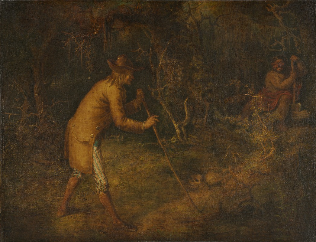 The Devil and Tom Walker by John Quidor, 1856 — digital art print download