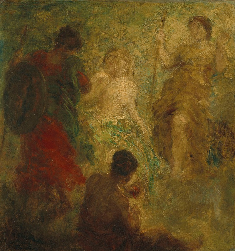 Le Jugement de Pâris by Анри Фантен-Латур, 1871 — digital art print download