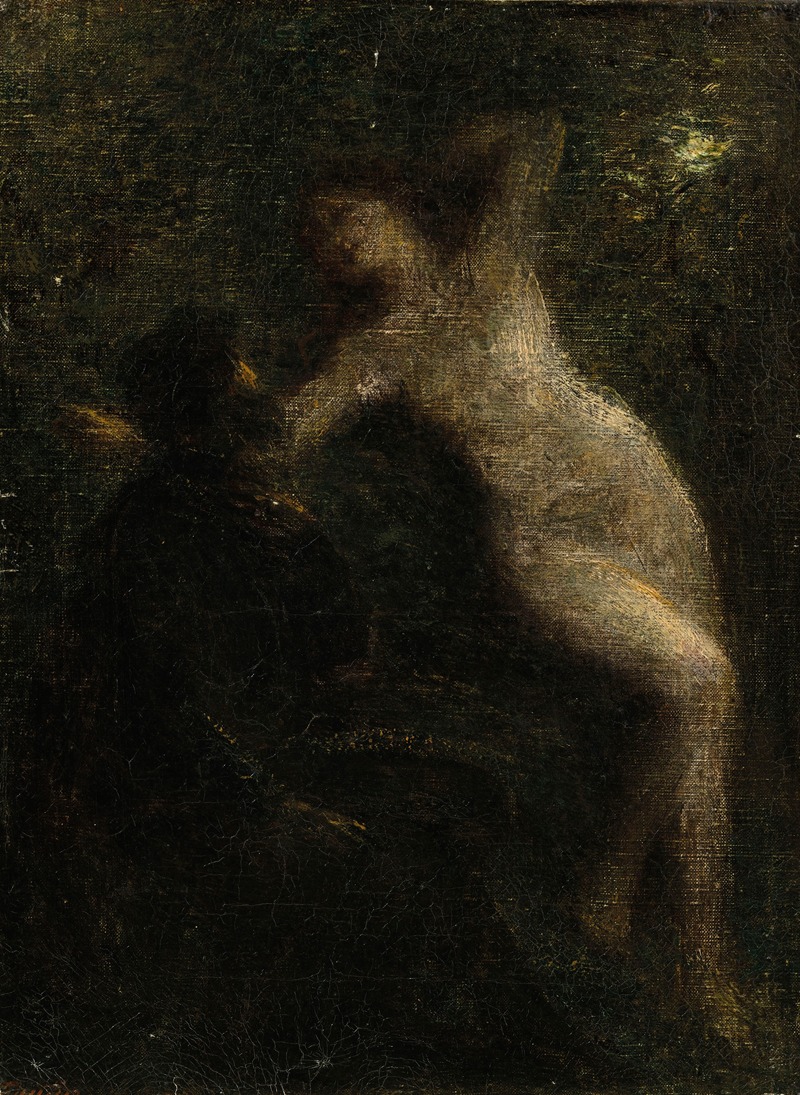 Le poète et la muse by Анри Фантен-Латур, 1901 — digital art print download