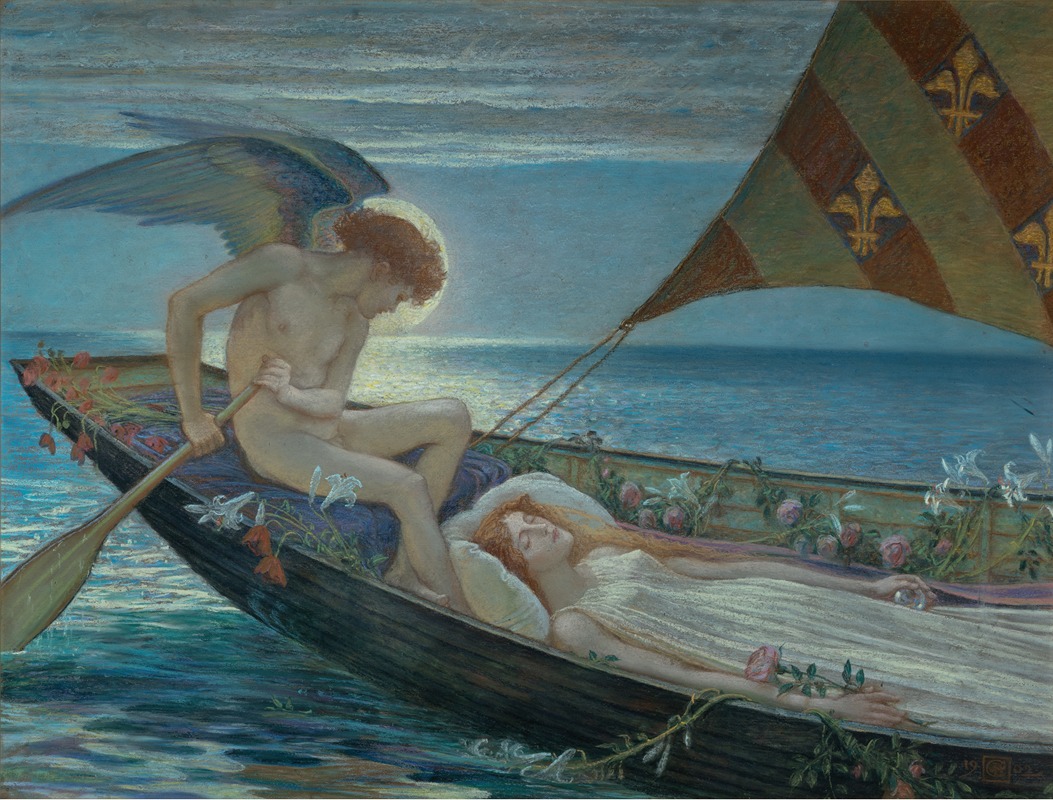 A Dream (Voyage de Rêve) by Уолтер Крейн, 1902 — digital art print download