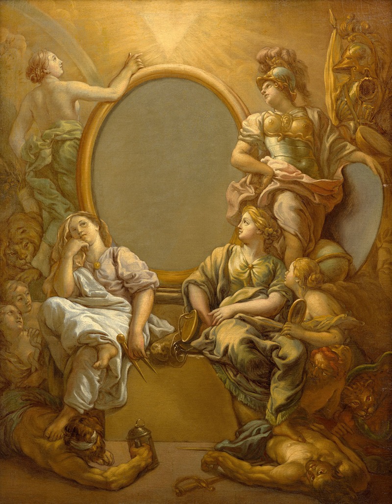 Allégorie royale by Шарль де Ла Фосс — digital art print download