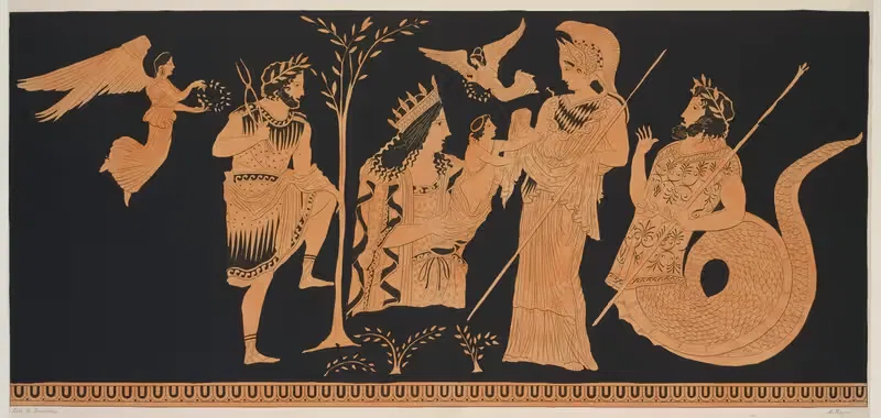 The birth of Erichthonius. — A. Rey