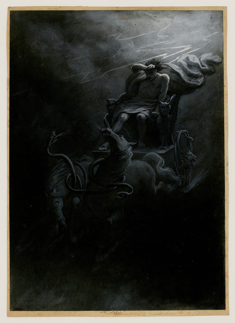 Scène mythologique by Александр-Луи Лелоар — digital art print download