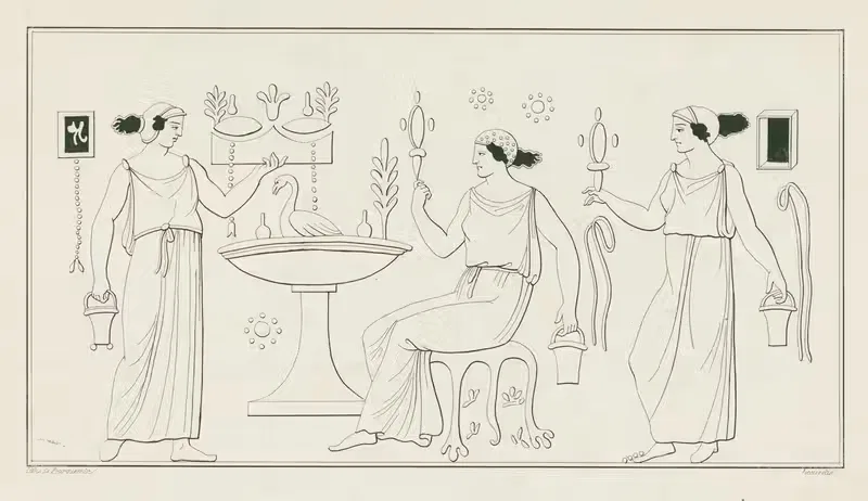 Venus and the two Graces by Alexis Louis Pierre Housselin, 1844-1861 — digital art print download