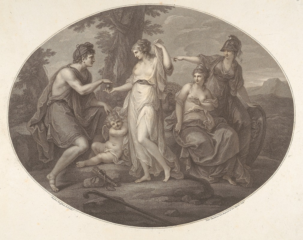 The Judgement Of Paris — Angelica Kauffmann