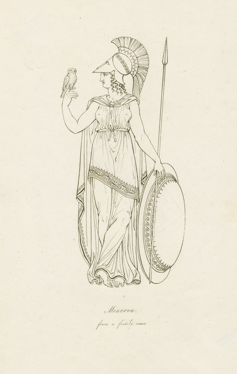 Minerva, from a fictile vase — Аноним