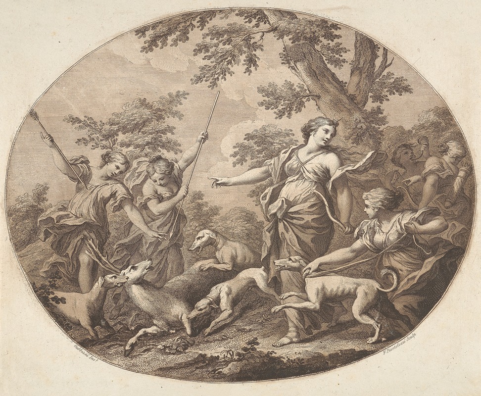 Diana, The Huntress by Antonio Domenico Gabbiani — digital art print download