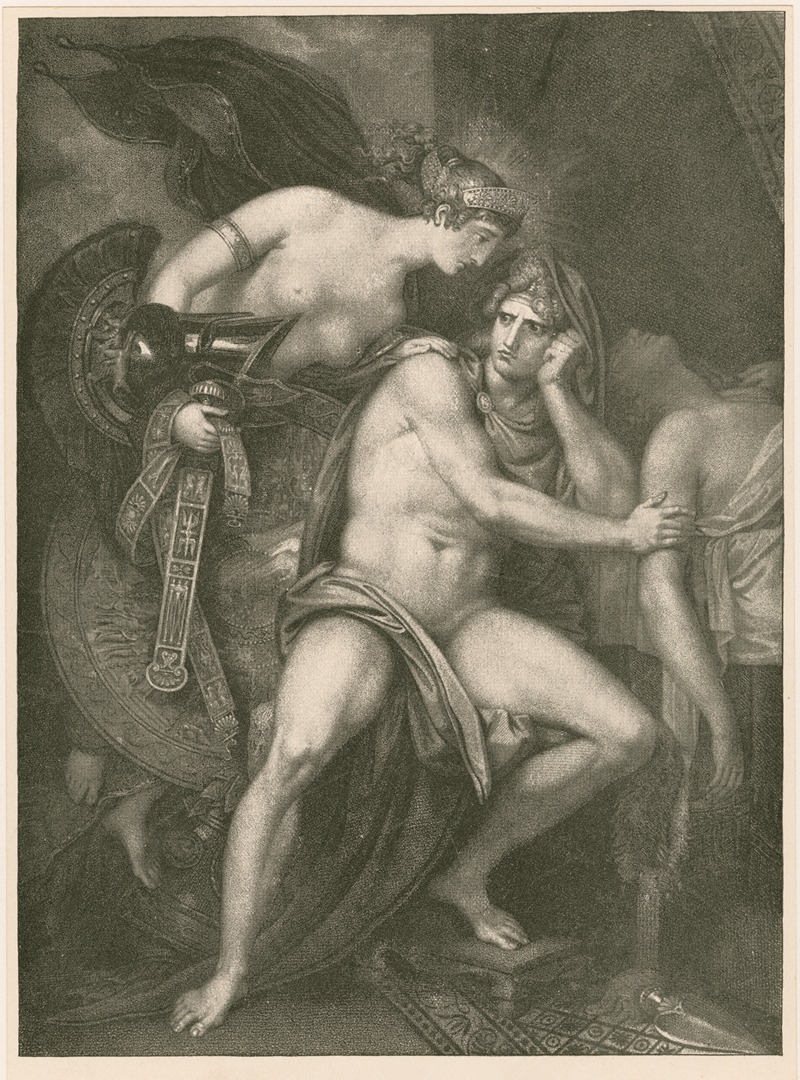 Thetis bringing the armor to Achilles — Benjamin West