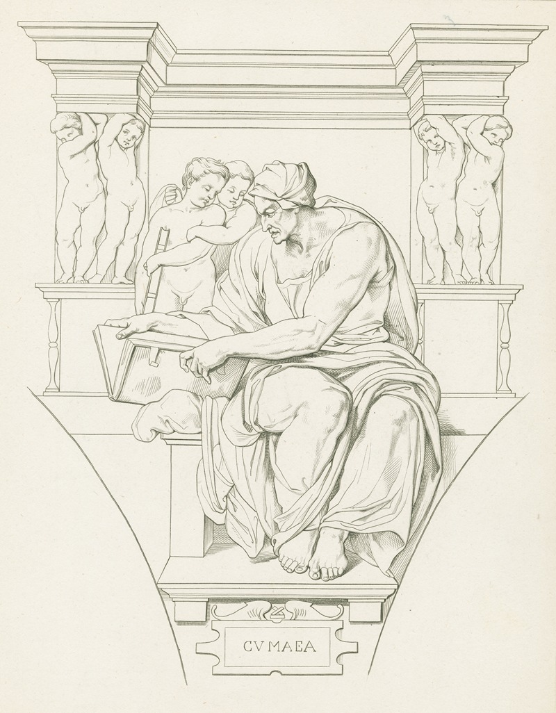 The Cumaean Sibyl by Камилло Гуэрра, 1829 - 1838 — digital art print download