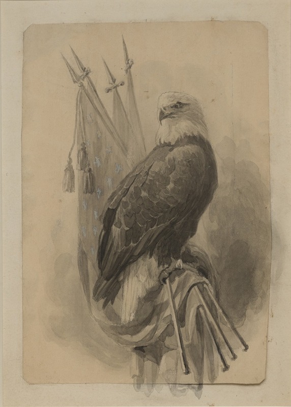 Old Abe, the Live Wisconsin War Eagle by Marcus Wickliffe Baldwin — digital art print download