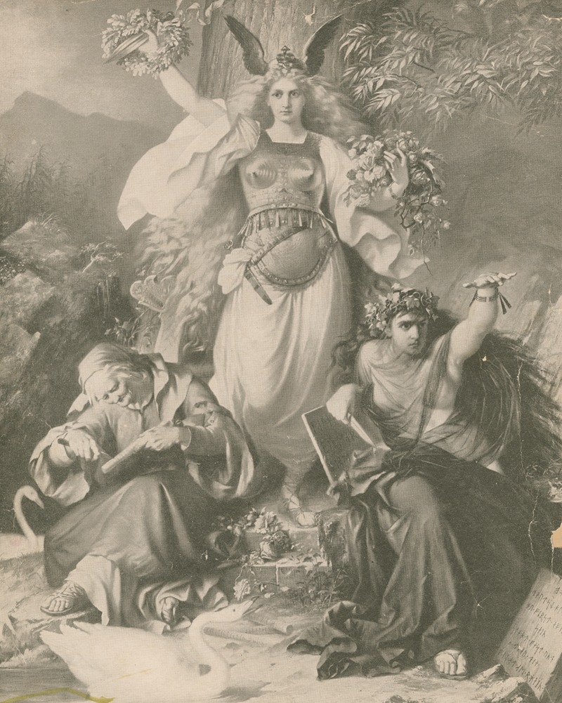 The Destinies by Carl Ehrenberg, 1894 — digital art print download