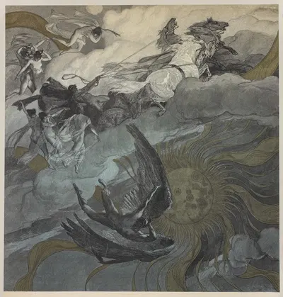 Ikarus by Карл фон Марр, 1905 — digital art print download