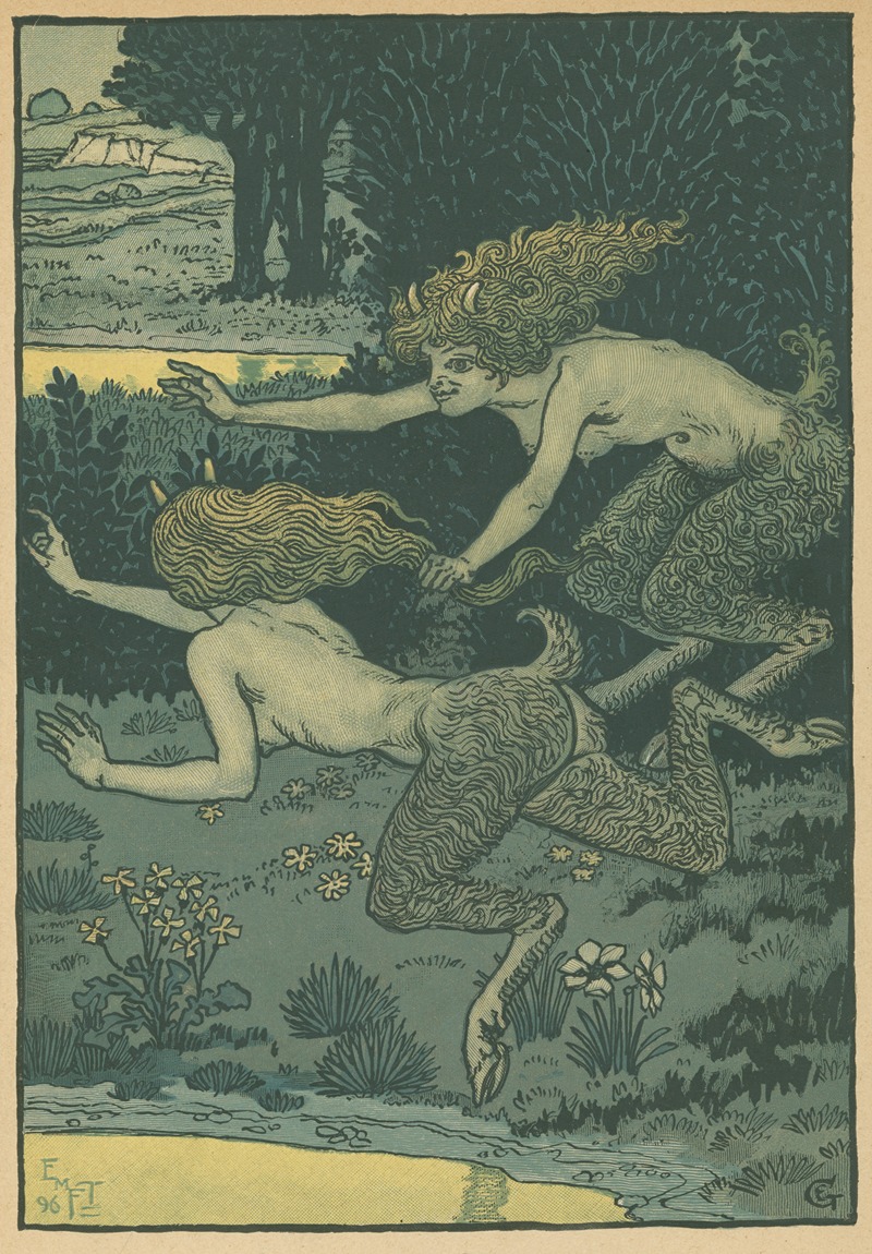 Les petites faunesses by Эжен Грассе, 1896 - 1897 — digital art print download