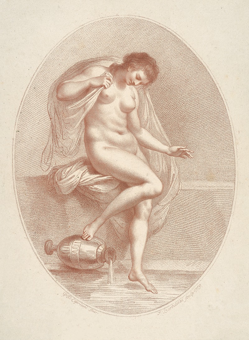 A Naiad by Джованни Баттиста Чиприани, 1779 — digital art print download