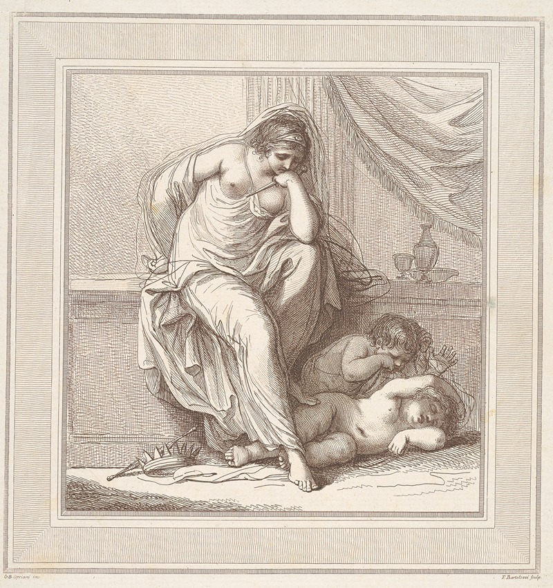 Medea Murdering Her Two Children by Джованни Баттиста Чиприани, 1787 — digital art print download