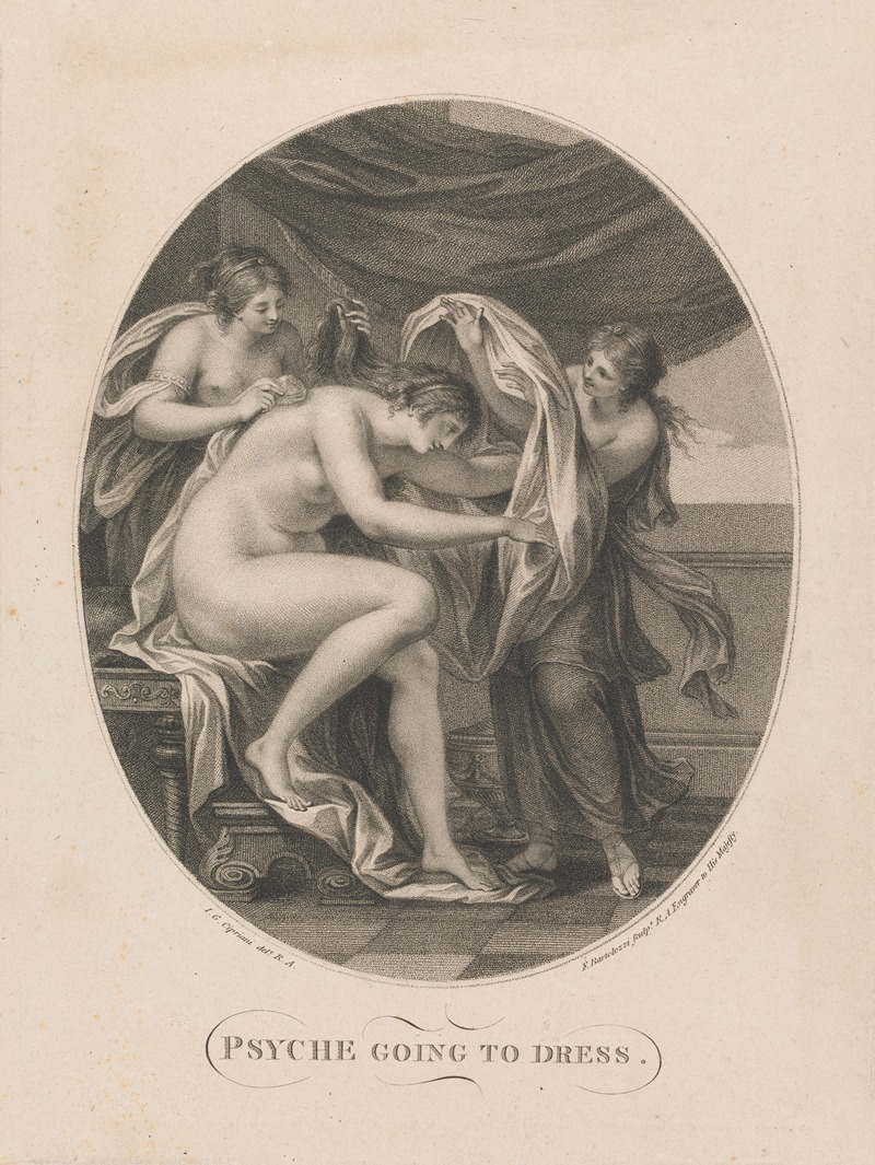 Psyche Going To Dress by Джованни Баттиста Чиприани, 1786 — digital art print download