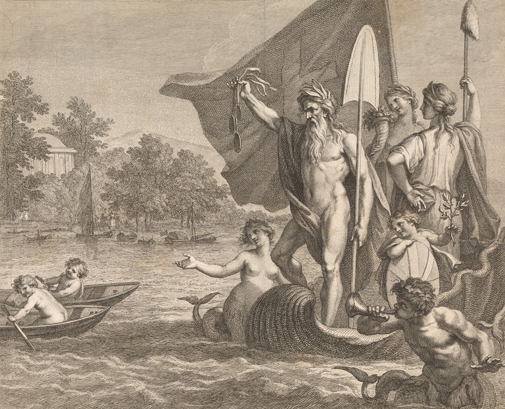 Regatta Ball at Ranelagh by Джованни Баттиста Чиприани, 1775 — digital art print download