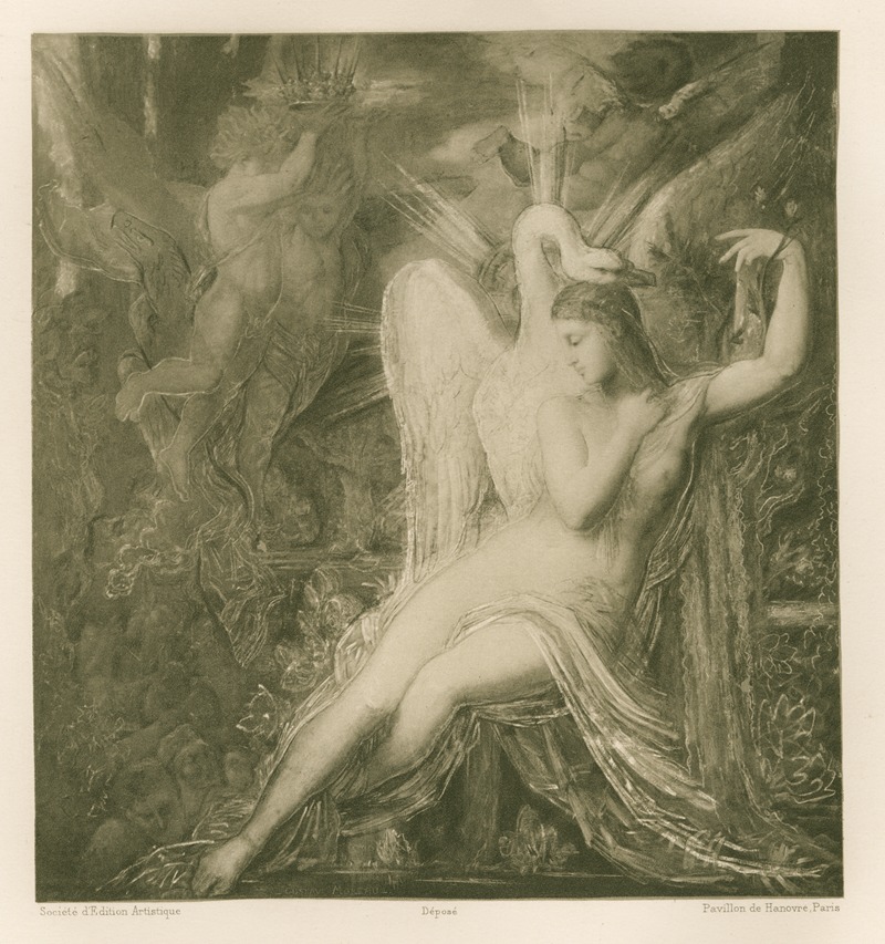 Léda by Гюстав Моро, 1868 — digital art print download