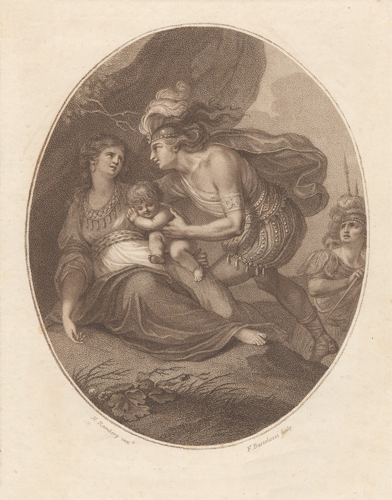 The Death of Cora — Иоганн Генрих Рамберг