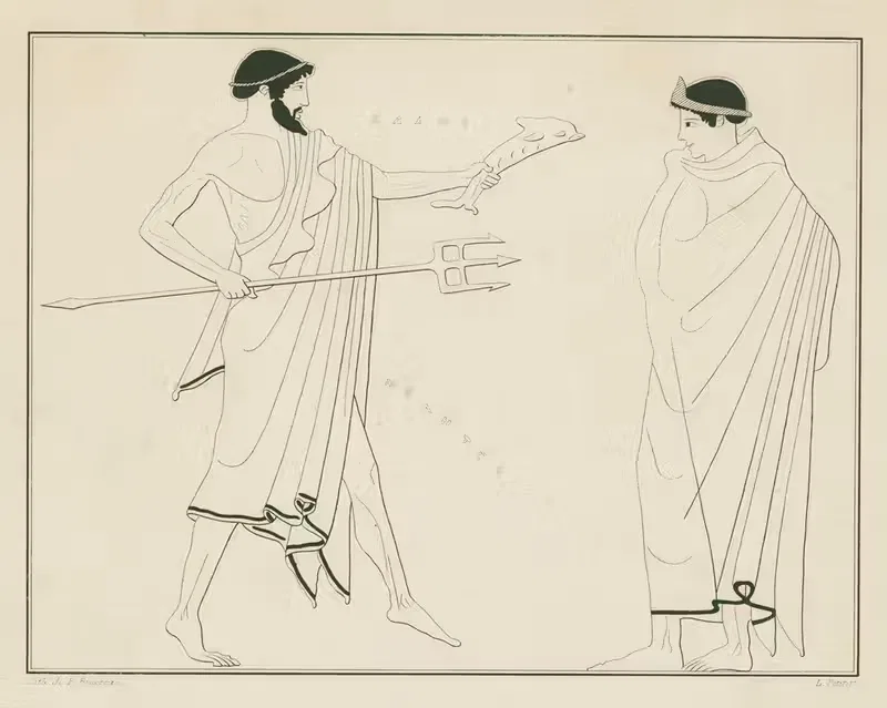 Нептун представляет дельфина Тесею by Луи Пети, 1844 - 1861 — digital art print download