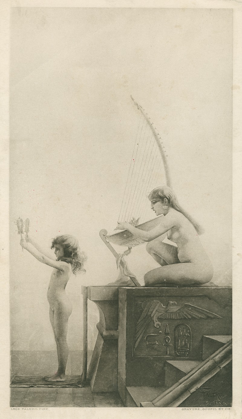 Prayer to Isis by Luis Ricardo Falero, 1888 — digital art print download