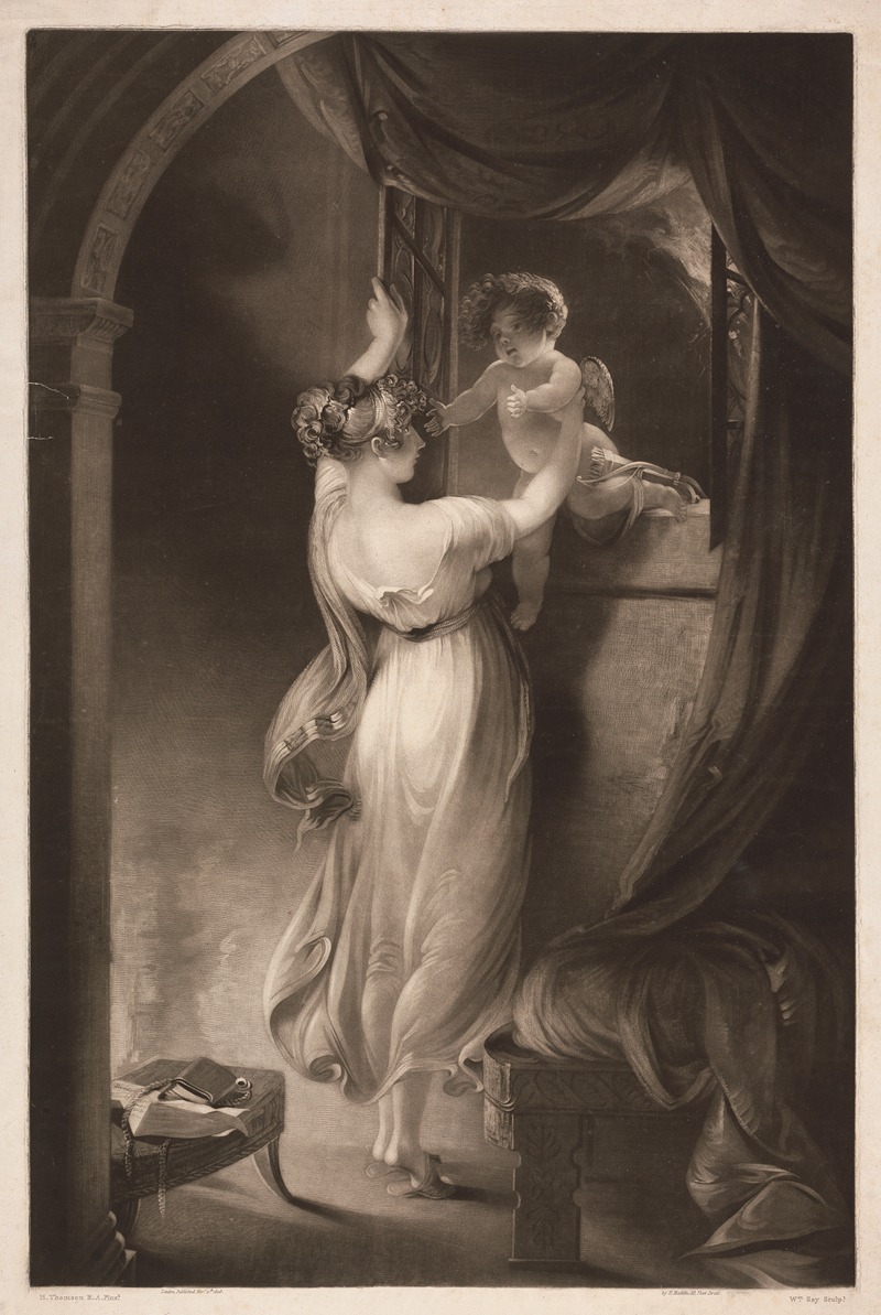 Love Sheltered by William Say, 1806 — digital art print download