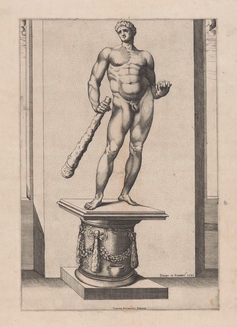 Hercules with the golden apples — Диана Скультори