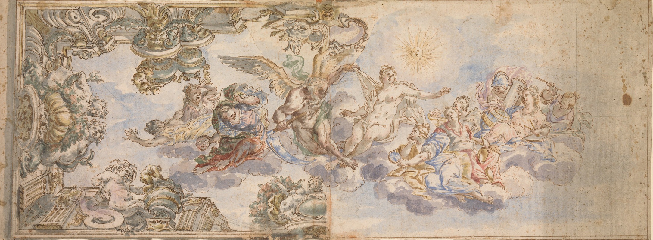 Allegorical Design for a Ceiling Fresco — Francesco Albani